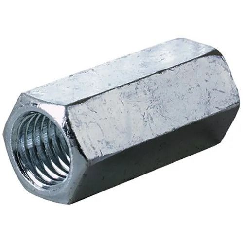 Silver Ss 304 Powder Coated Stainless Steel Hex Coupling Nuts 