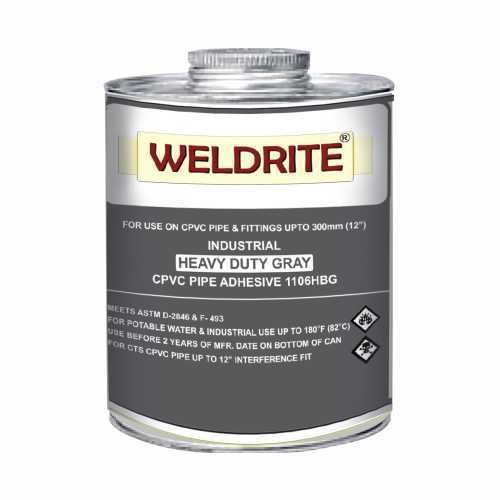 Weldrite CPVC Heavy Duty Grey Solvent Cement For Pipe Fitting