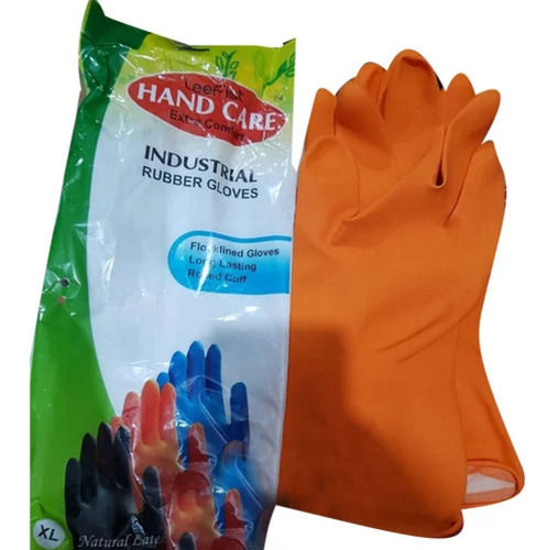 Comfortable Fit Full Finger Full Cuff Plain Rubber Cleanroom Hand Gloves