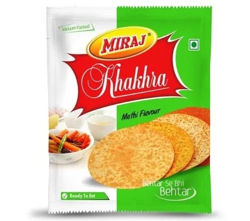 Rice 200 Grams Round Salty And Crunchy Chili Garlic Khakhra