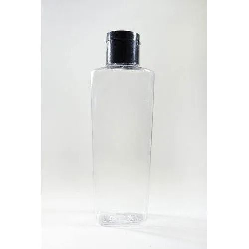 200 Ml Storage Capacity Narrow Flip Top Lid Transparent Plastic Hair Oil Bottle