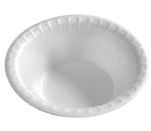 250 Ml Capacity Round Plain Thermocol Disposable Bowls