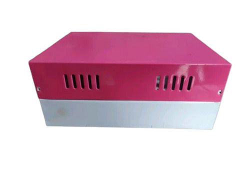 Pink And White 3 Mm Thickness Paint Coated Mild Steel Rectangular Double Door Panel Box