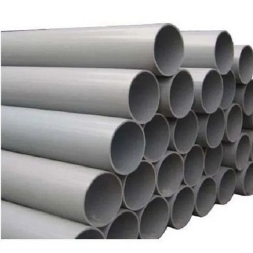 Grey 5 Inches Diameter Round Rigid Pvc Pipes For Construction Use