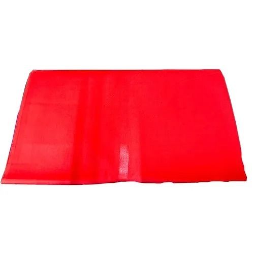 Red 58 Inch Wide 100 G/M3 Density Plain Dyed Poplin Fabrics For Dresses And Tops