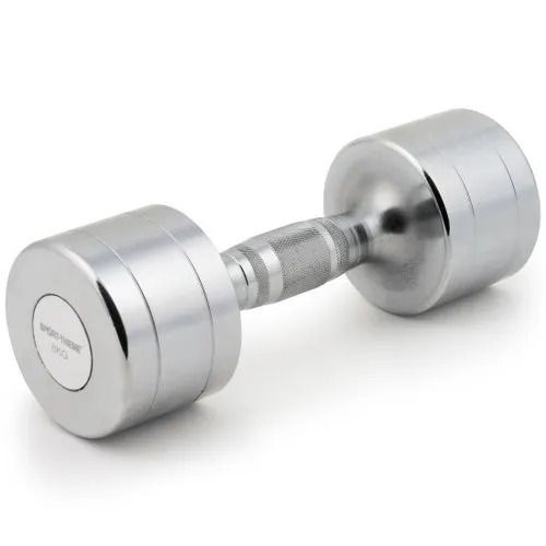 Manual Operated Rust Proof Stainless Steel Chromed Dumbbell For Muscle Gain Use