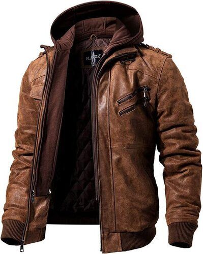 pure leather jacket for men