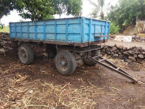 Mild Steel Rectangular Shape Trolley For Agriculture Use