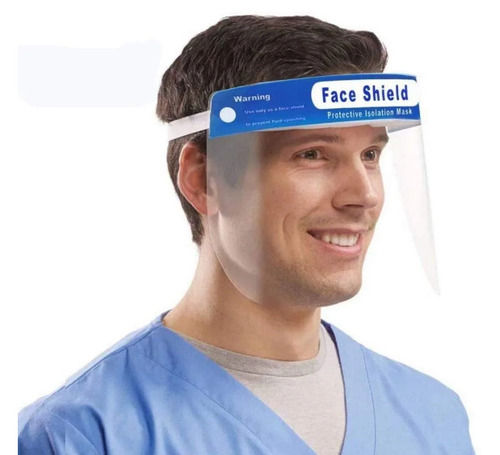 Reusable Transparent Plastic Face Shield For Full Protective  Gender: Unisex