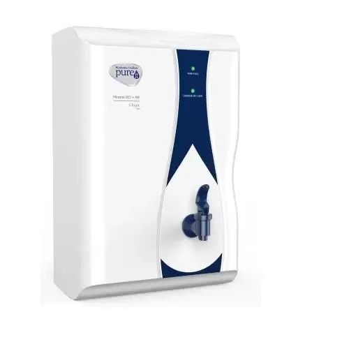 Wall Mounted Auto-Shut Off Plastic Pureit Classic Mineral RO Plus MF Water Purifier