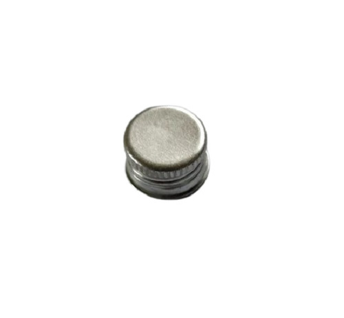 Silver Worm Embossed Round Aluminium Screw Caps For Bottles