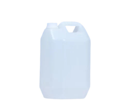 White 10 Inch 5 Liter Storage Capacity Plain High Density Poly Ethylene Plastic Jerry Can 