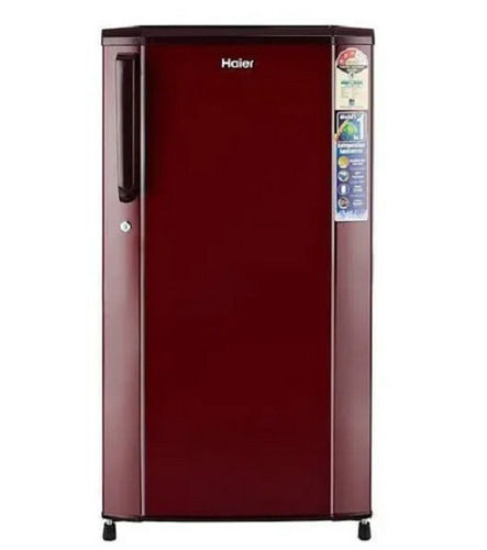 Maroon 185 Liter Capacity Stainless Steel Single Door Refrigerator