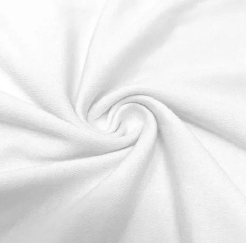 White 50 Meter Plain Cotton Fabrics For Making Garments