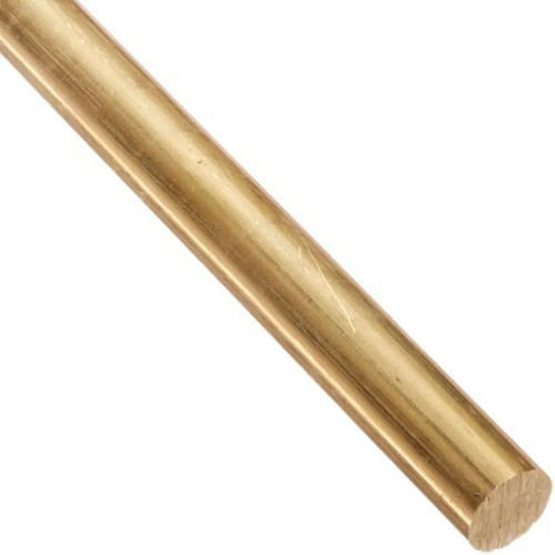 Golden Hard Temper Smooth Polished Heated Brass Round Rods For
