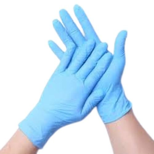 Blue Medical Grade Flexible Full Finger Style Disposable Surgical Gloves (Pack Of 100 Piece)