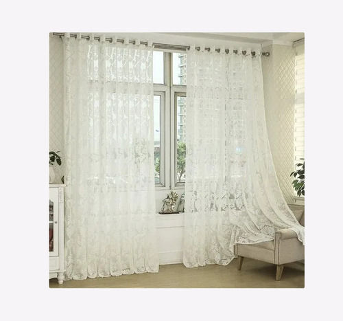 Pure Polyester Plain Flame Retardant Water Proof Net Curtain