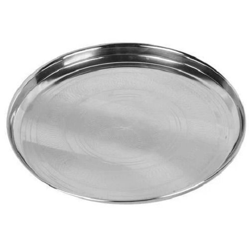 Round Polished Stainless Steel Dinner Plate