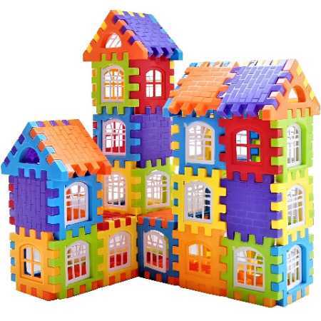 Muilty Unbreakable Waterproof Muiltcolor Plastic Building Block Toys For 3 To 10 Years Kids