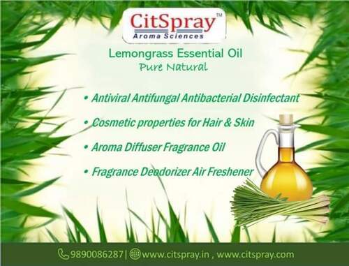 100% Pure Organic Lemongrass Oil