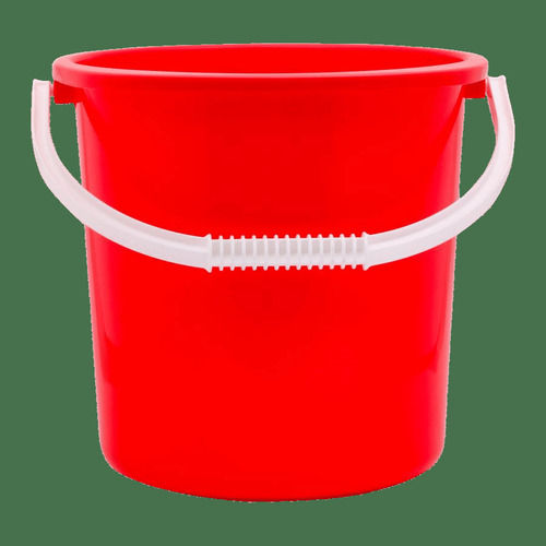 Available In Various Color Round Shape Plastic Bucket For Bathroom Use