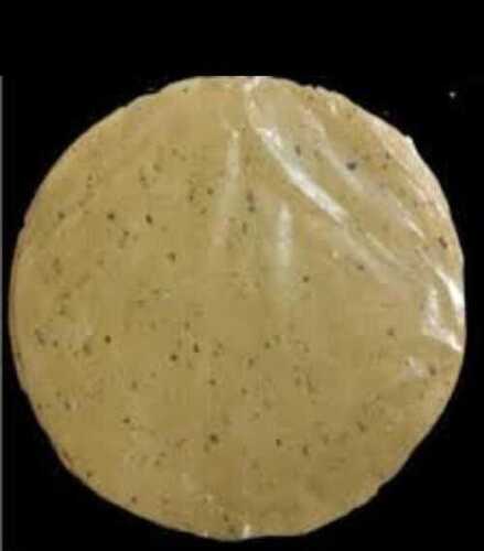 Crispy Salty Round Shape Urad Papad Served With Food