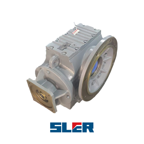 Grey Flange Mounted Helical Worm Gear Motor S157