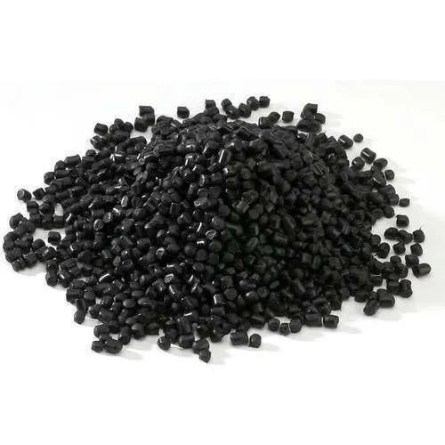 High Flow Rigidity Gloss Finish Grade A Lightweight Abs Black Granules