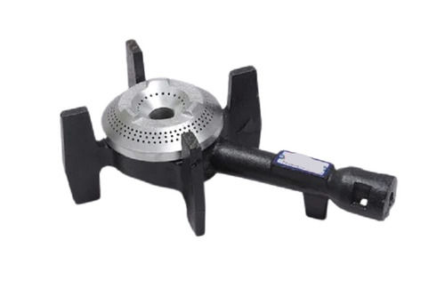 Lpg Manual Operated Floor Mounted Polished Cast Iron Mini Gas Burner For Canteen