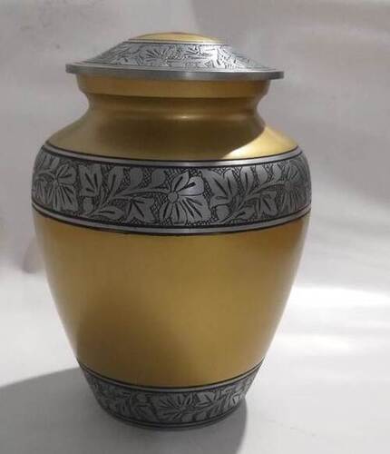 Rabeh Handicraft 200 LBS Cremation Aluminium Urns For Adults