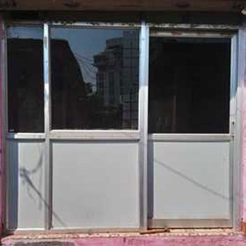 Rectangular Shape Aluminium Sliding Door For Office And Shop Use