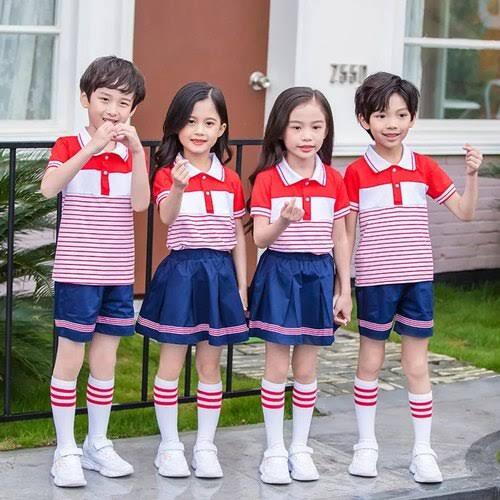 Unisex Plain Cotton Summer Uniform For School Use