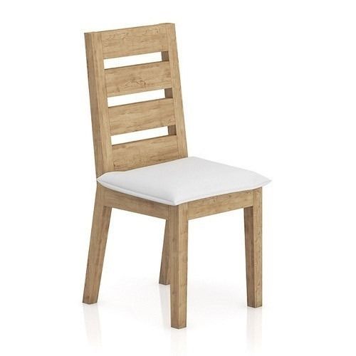 Easy To Clean Durable Non Foldable Handmade Matte Solid Wooden Modern Chairs No Assembly Required