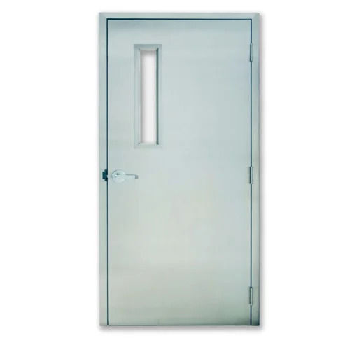 Off White Finished Right Lock Swing Termite Resistant Strong Solid Wood Hospital Doors