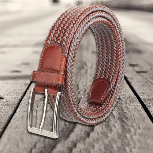 Genuine Leather Mens Belts With Stainless Steel Buckle