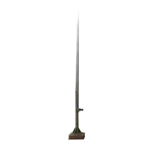 High Strength Corrosion Resistant Polished Mild Steel Flag Round Pole
