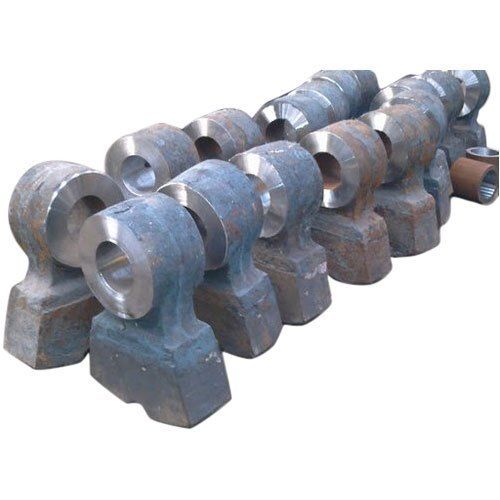 Impact Crusher Hammer Head - High Manganese Steel, Custom Size as Per Requirement, Painted Finish in Customer''s Choice Color | Rust Proof, New Condition, 3 Months Warranty, Suitable for Mining Equipment