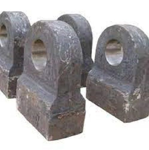 Impact Crusher Hammer Head - High Manganese Steel, Customized Size, Rust Proof, 3-Month Warranty, Painted Finish