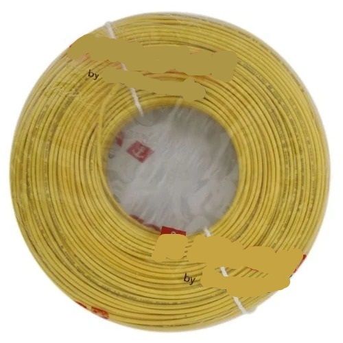 Yellow Round High Voltage Great Pvc Jacketed Flexible Copper Electrical Cable