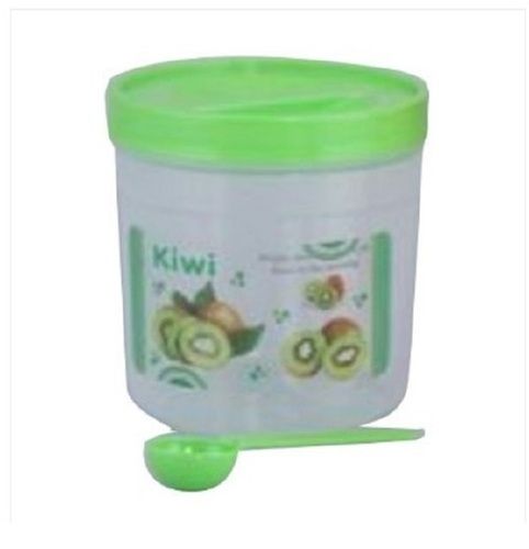 Round Light Weight Printed Pattern Durable Food Storage Plastic Container Capacity: 1 Liter/Day