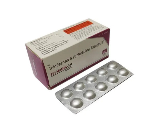 टेलमडिक-एएम टेल्मिसर्टन और एम्लोडिपाइन टैबलेट, 10x10 अलू अलु पैक
