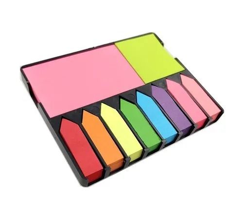 10X12 Cm Rectangular Eco Friendly Plastic Sticky Note Pad Use: School