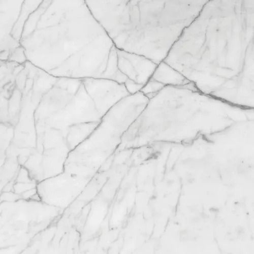 White 1200X1200 Mm And 18 Mm Thick Glossy Finish Marble Tiles