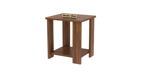 Machine Made 3*4 Foot Eco Friendly Polished Rectangular Solid Wood Side Table