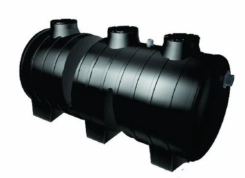 Black 1200Litre FRP Bio Septic Tank For Industrial Use