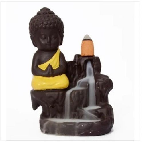 Designed Polished Treatment Painted Surface Buddhism Theme Fog Buddha