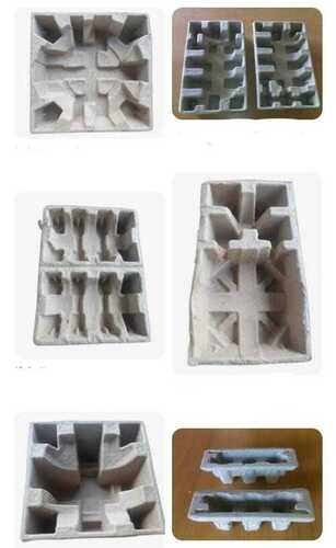 Eco Friendly Plain White Paper Tray For Packaging Usage