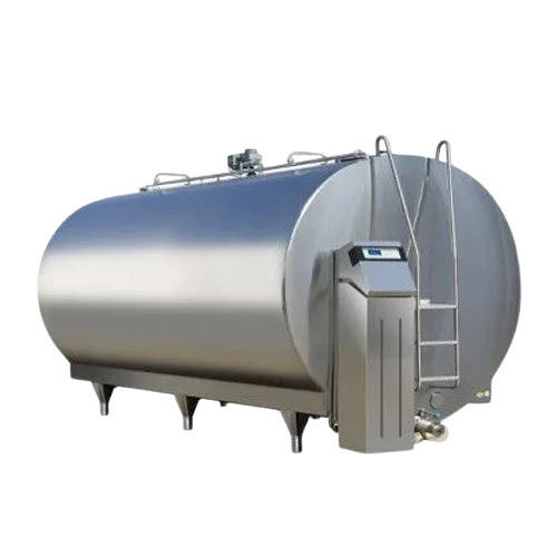 19.6X6.5X7.8 Foot 10000 Liter Horizontal Stainless Steel Milk Storage Tank Application: Industrial