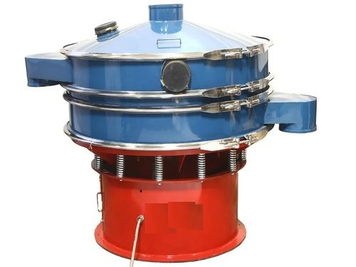 Blue And Red 380 Volts Electrical Paint Finished Powder Sieving Machine For Industrial Use