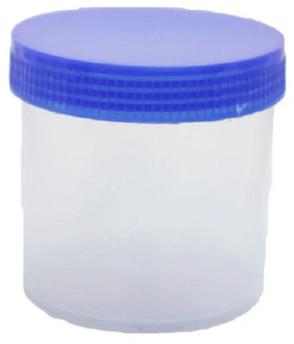 White 4 Inch Round Plain Plastic Jar For Packaging Purpose